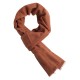 Kastanjebrun kypertvävd pashmina halsduk