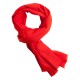 Korallröd kypertvävd pashmina halsduk