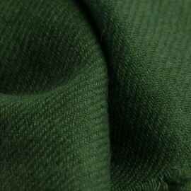 Armygrön kypertvävd pashmina halsduk