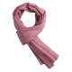 Rödviolett pashmina halsduk i ren kashmir