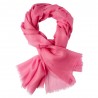 Rosa pashmina sjal i 2-trädigt kypert
