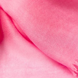 Rosa pashmina sjal i 2-trädigt kypert