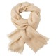 Beige 2-trådigt pashmina sjal