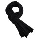 Svart flecked stickad kashmir scarf